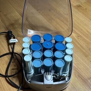 Conair Compact Multi-Size Complete Hot Roller Set 3 Sizes-20 Hair Curlers Works